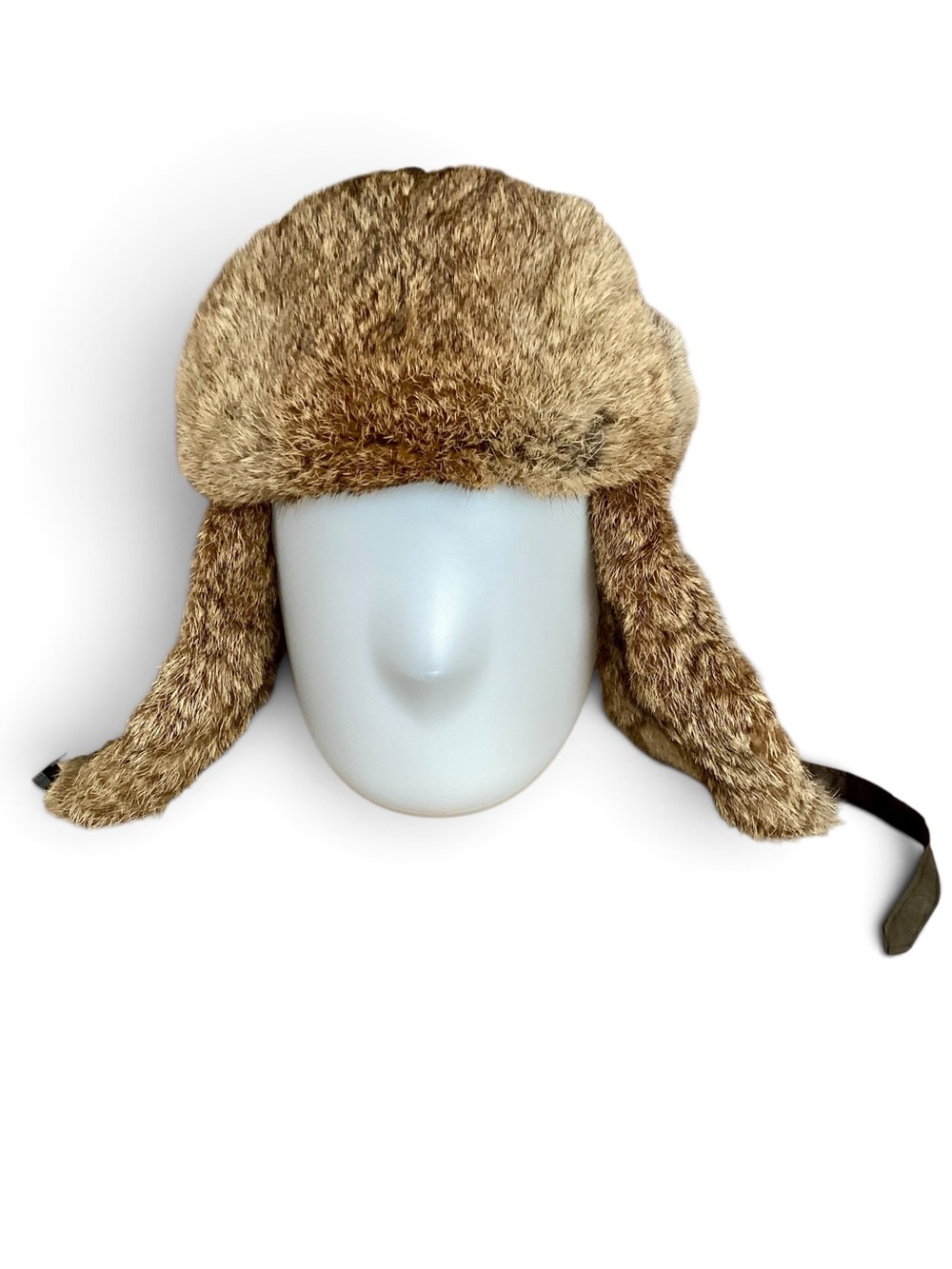 Real Rabbit Fur Trapper Hat L/XL - Picture 12 of 13